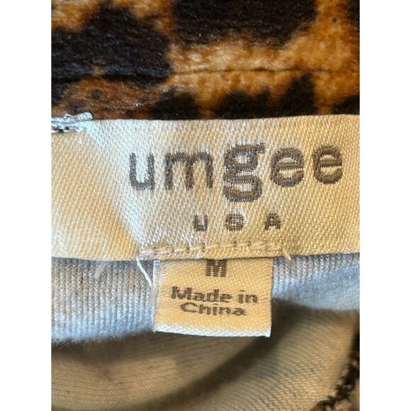 Umgee Women's Leopard Print Button-Up Long Sleeve Shirt M‎ - Picture 4 of 9